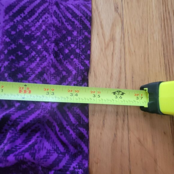 Lauren Ralph Lauren Purple Patterned Sleeveless V-Neck Wrap Sheath Dress Size 8 - Picture 6 of 6